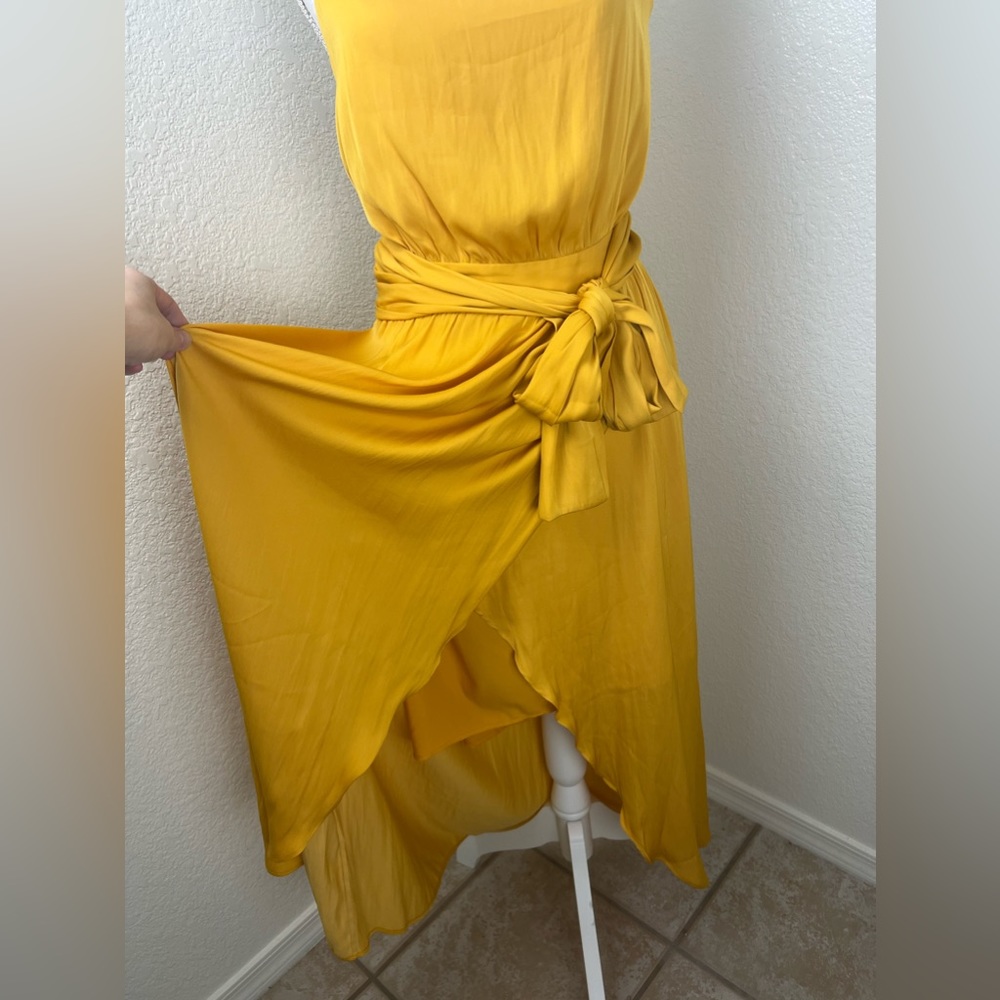 💥NWT💥 Modern Citizen Mila Layered Tank Dress. Marigold. Size Med. - Picture 4 of 8